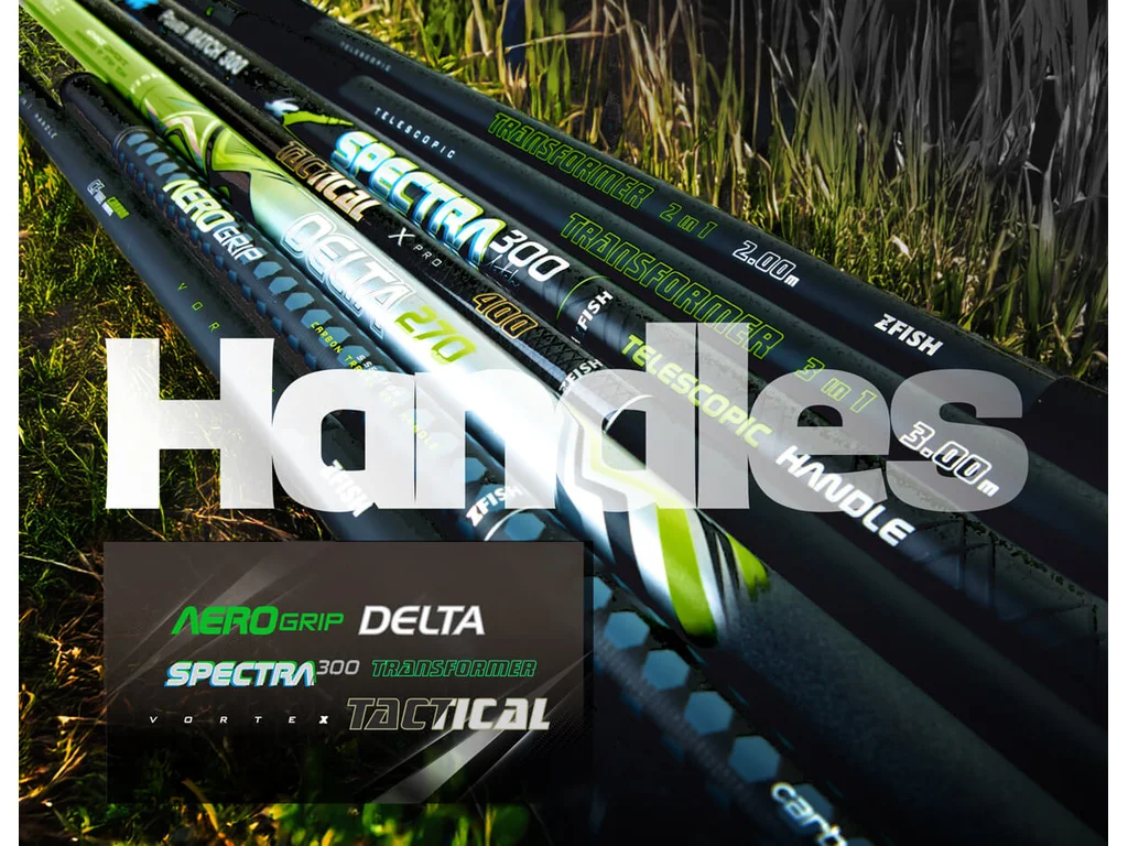ZFISH Podběráková Tyč Transformer 3m Landing Net Handle